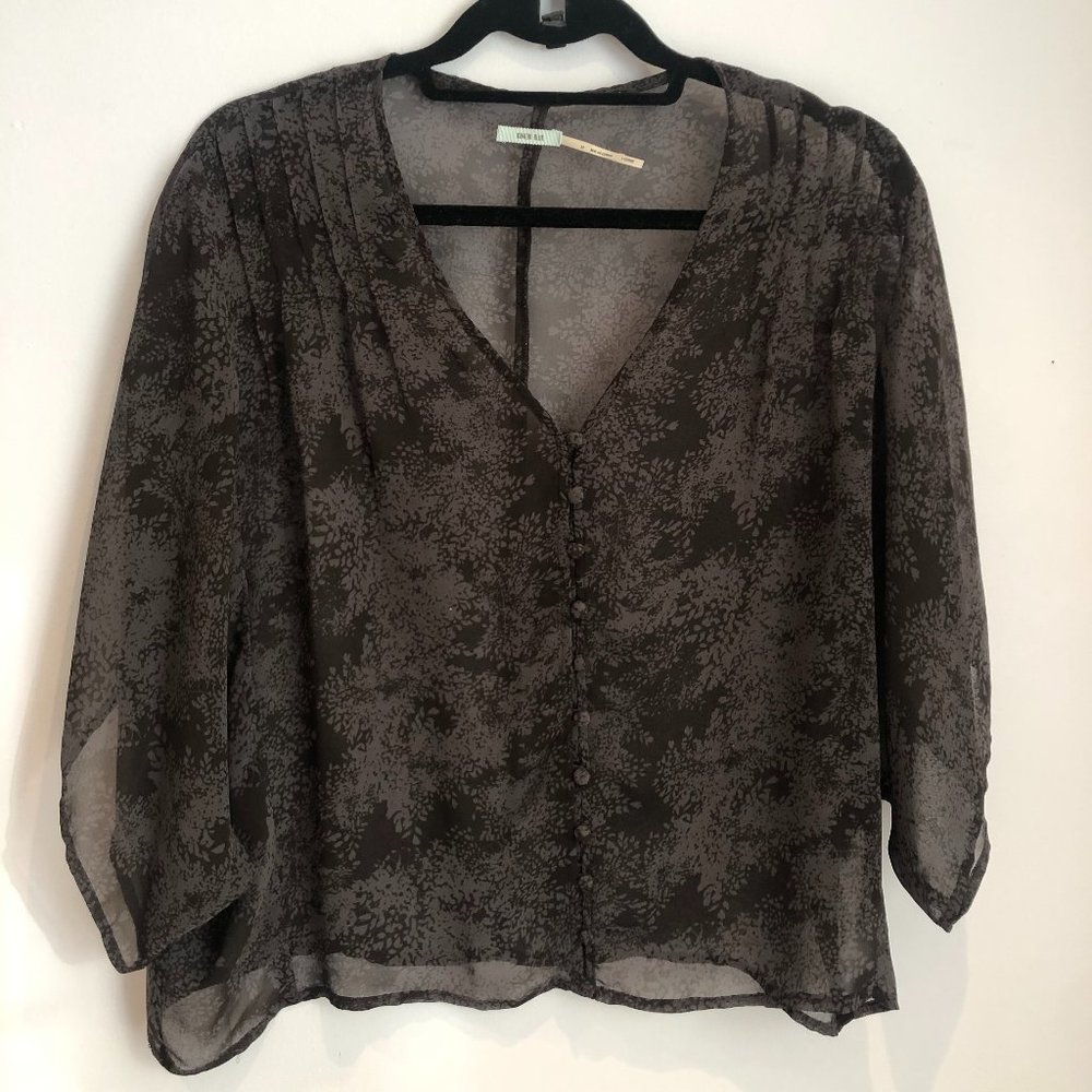 Sheer Kimchi Blue Blouse